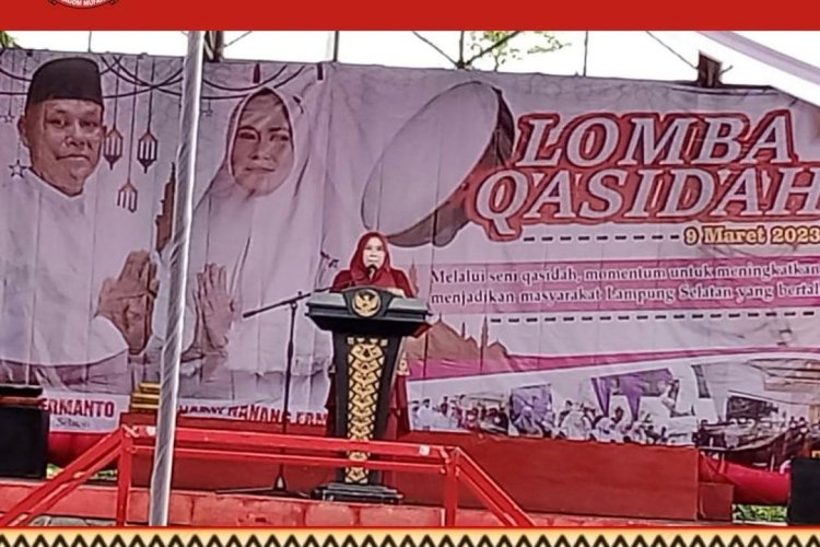 Pembukaan Lomba Qasidah Tingkat Kabupaten Lampung Selatan TH 2023