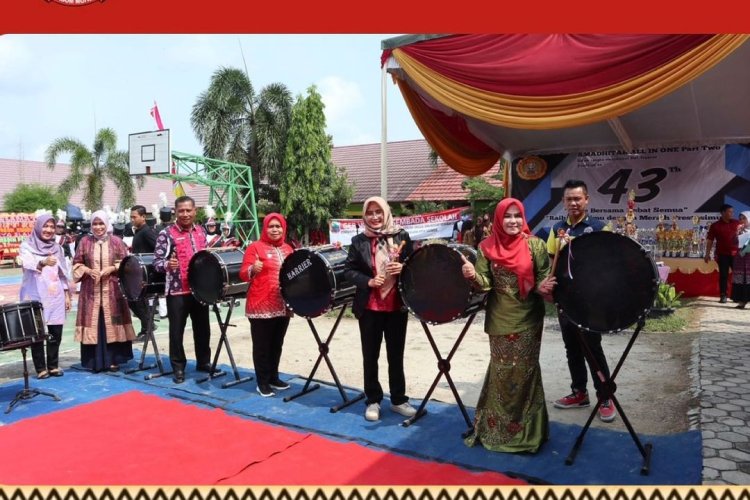 Pembukaan Lomba Drumband Kab Lampung Selatan Tahun 2023