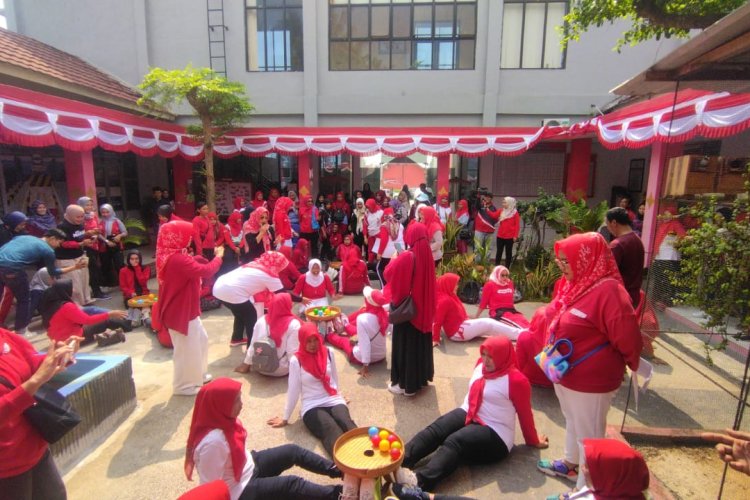 Senam Bersama & Perlombaan HUT RI Ke 78 di Kantor Kecamatan Natar Kab Lampung Selatan
