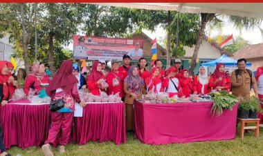 Pasar Murah di Desa Rulung Sari Kecamatan Natar