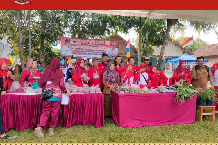Pasar Murah di Desa Rulung Sari Kecamatan Natar